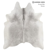 Medium Grey X-Large Brazilian Cowhide Rug 7'1"H x 5'11"W #82331 by Hudson Hides