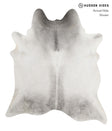 Medium Grey XX-Large Brazilian Cowhide Rug 7'9"H x 6'10"W #82341 by Hudson Hides