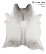 Medium Grey XX-Large Brazilian Cowhide Rug 7'9"H x 6'10"W #82341 by Hudson Hides