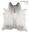 Medium Grey XX-Large Brazilian Cowhide Rug 7'9