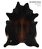 Chocolate X-Large Brazilian Cowhide Rug 7'8