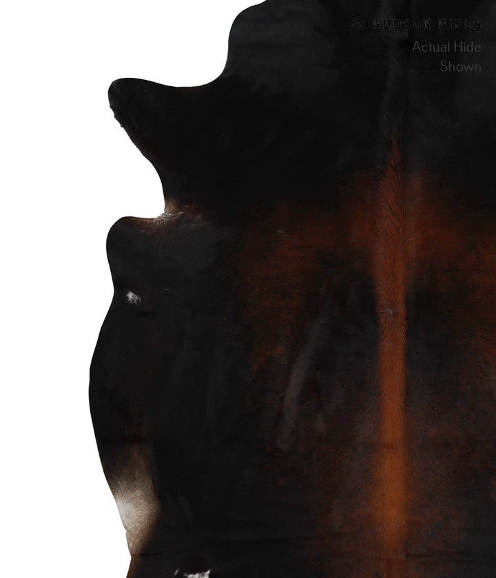 Chocolate X-Large Brazilian Cowhide Rug 7'8"H x 6'0"W #82400 by Hudson Hides