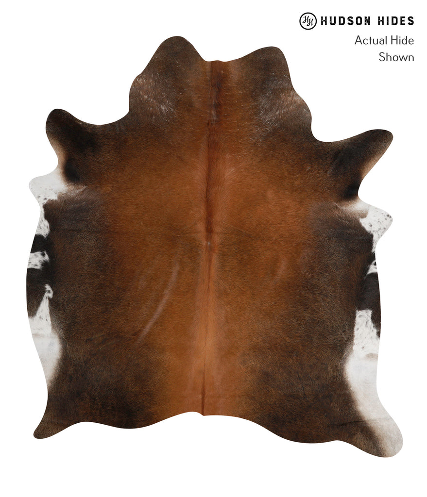 Chocolate X-Large Brazilian Cowhide Rug 7'0"H x 6'3"W #82403 by Hudson Hides