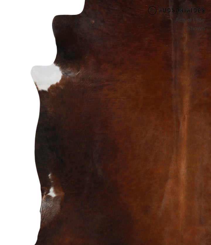 Chocolate XX-Large Brazilian Cowhide Rug 7'0"H x 7'1"W #82466 by Hudson Hides