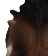 Chocolate X-Large Brazilian Cowhide Rug 6'11"H x 6'10"W #82549 by Hudson Hides
