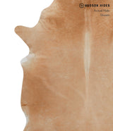 Beige XX-Large Brazilian Cowhide Rug 7'5"H x 7'2"W #82568 by Hudson Hides