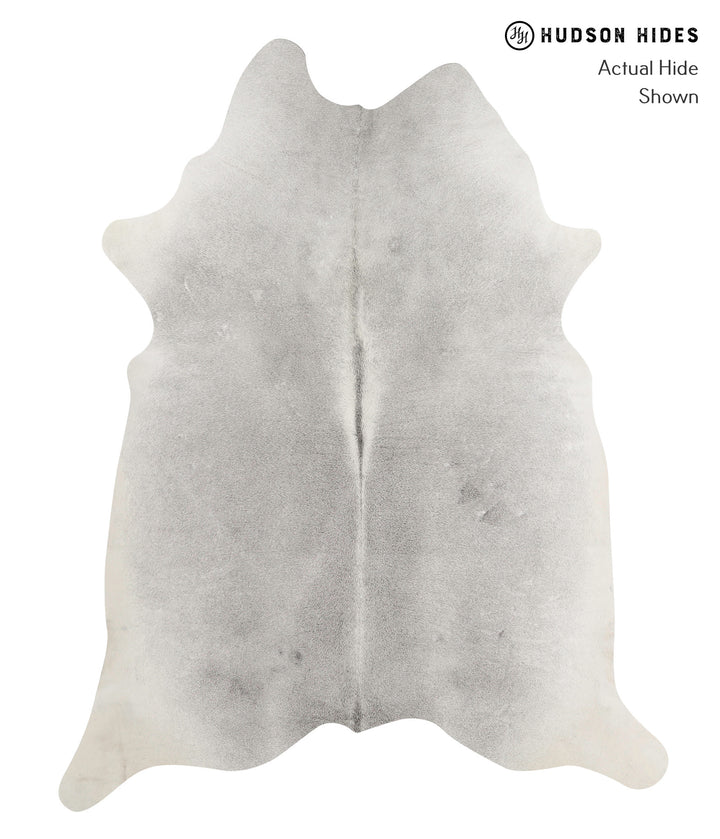 Medium Grey X-Large Brazilian Cowhide Rug 7'11"H x 6'3"W #82593 by Hudson Hides