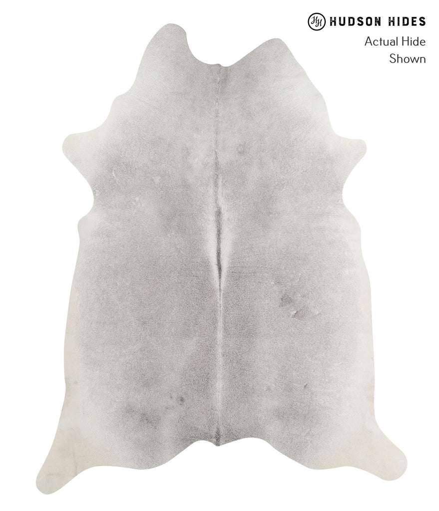 Medium Grey X-Large Brazilian Cowhide Rug 7'11"H x 6'3"W #82593 by Hudson Hides