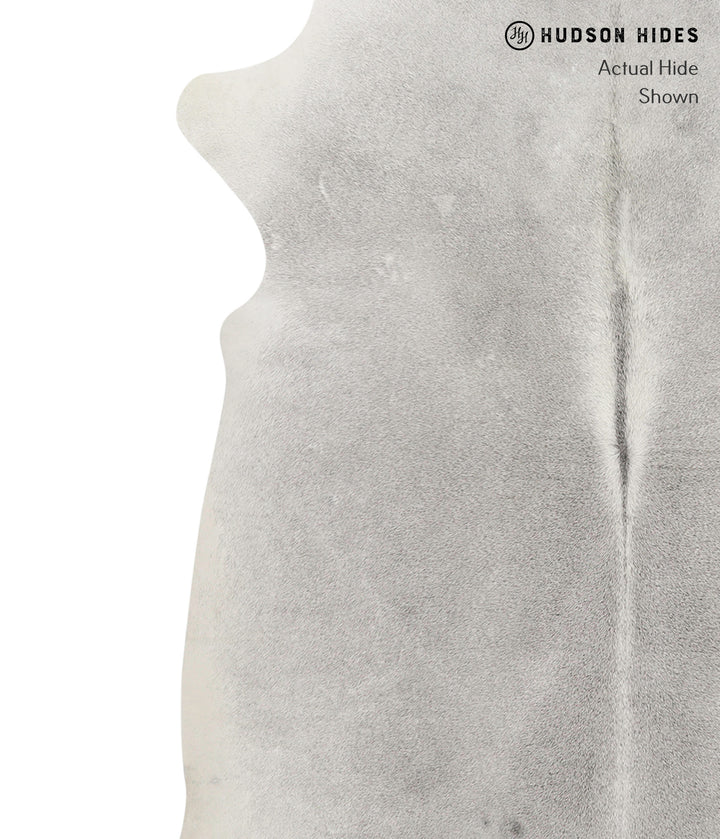 Medium Grey X-Large Brazilian Cowhide Rug 7'11"H x 6'3"W #82593 by Hudson Hides