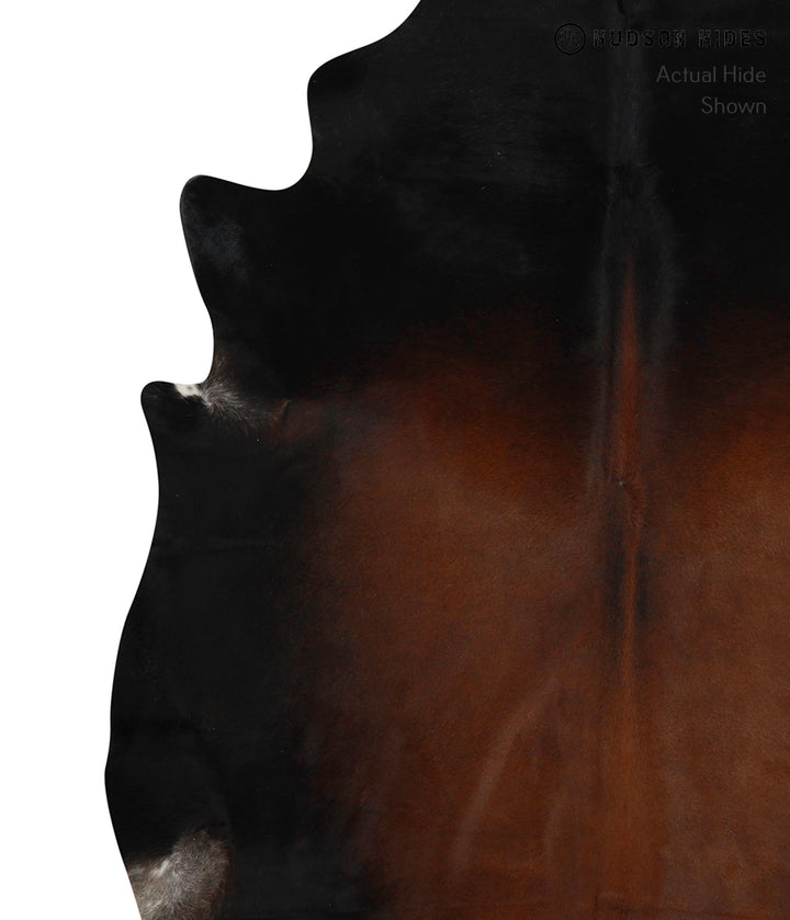 Chocolate XX-Large Brazilian Cowhide Rug 7'7"H x 6'9"W #82607 by Hudson Hides