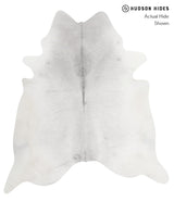 Medium Grey XX-Large Brazilian Cowhide Rug 7'4"H x 6'9"W #82623 by Hudson Hides