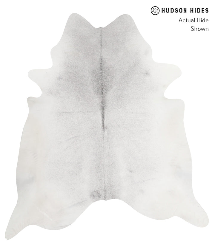 Medium Grey XX-Large Brazilian Cowhide Rug 7'4"H x 6'9"W #82623 by Hudson Hides