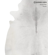 Medium Grey XX-Large Brazilian Cowhide Rug 7'4"H x 6'9"W #82623 by Hudson Hides
