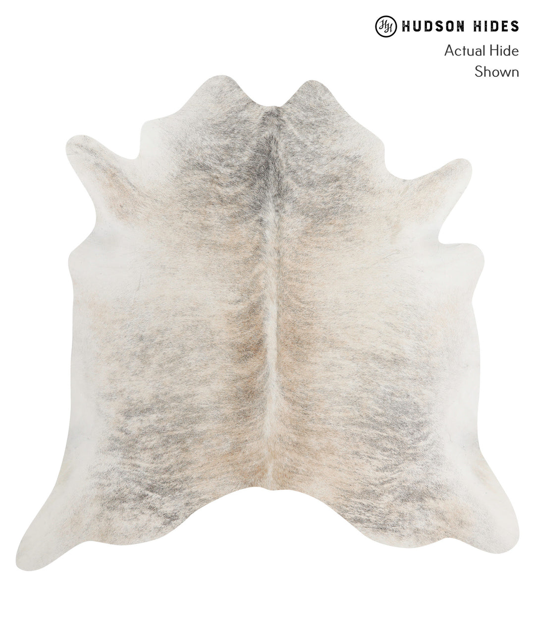 Grey Brindle X-Large Brazilian Cowhide Rug 6'5"H x 6'7"W #82635 by Hud
