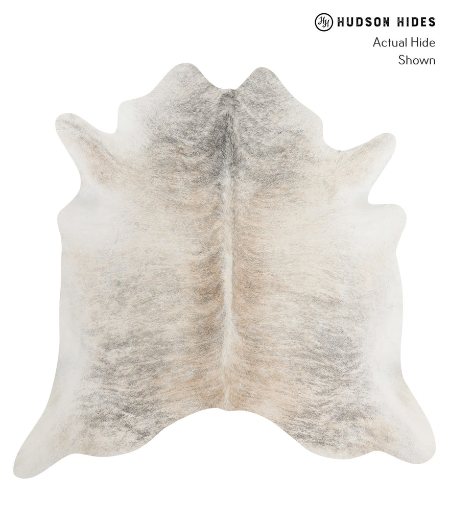 Grey Brindle X-Large Brazilian Cowhide Rug 6'5"H x 6'7"W #82635 by Hudson Hides