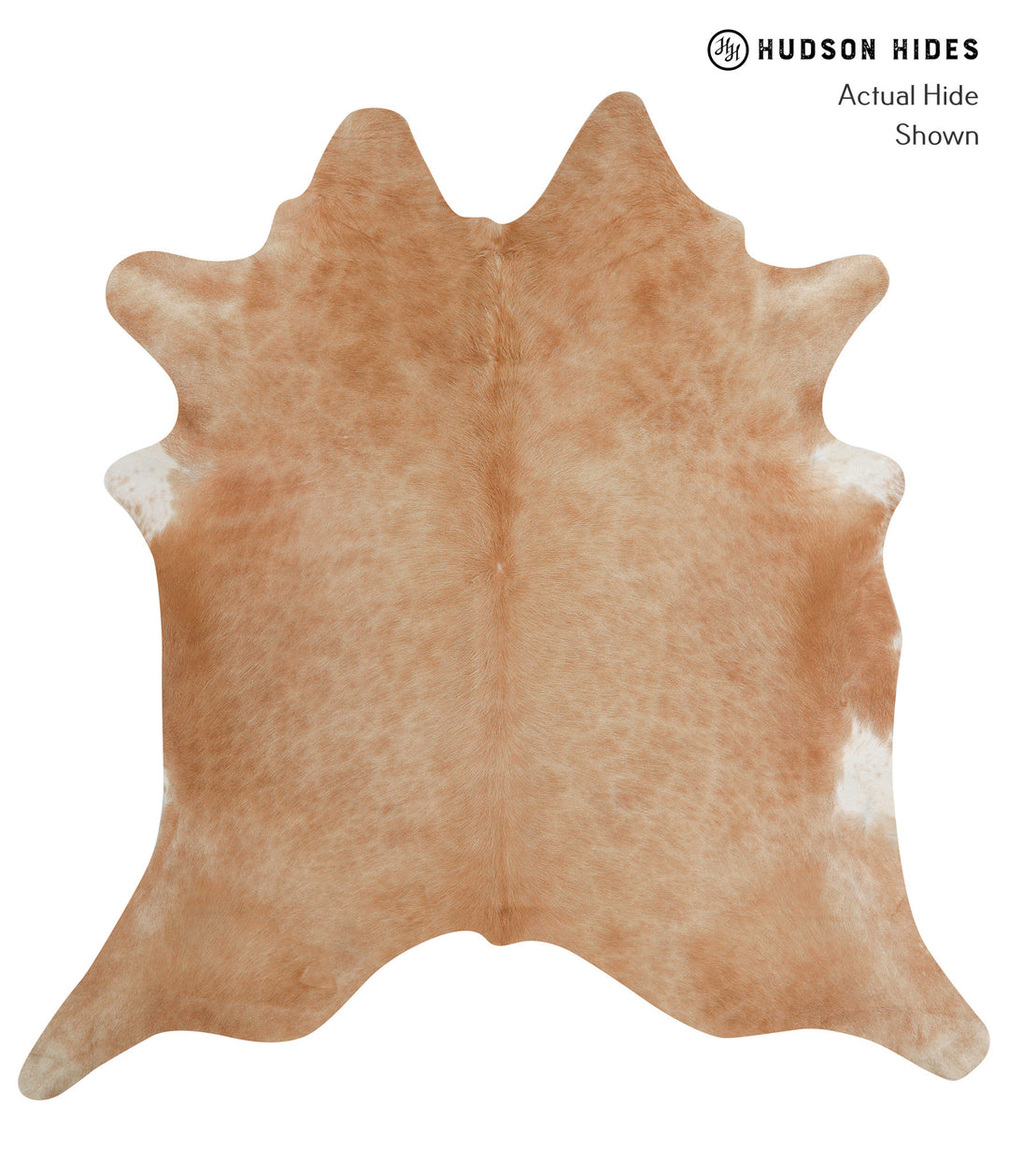 Beige XX-Large Brazilian Cowhide Rug 7'9"H x 7'6"W #82647 by Hudson Hi