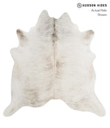 Grey Brindle X-Large Brazilian Cowhide Rug 6'11"H x 6'8"W #82676 by Hudson Hides