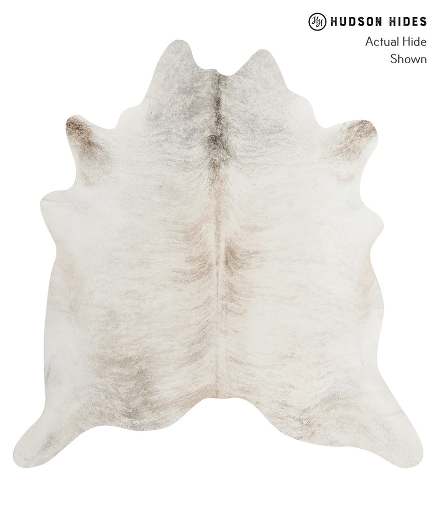 Grey Brindle X-Large Brazilian Cowhide Rug 6'11"H x 6'8"W #82676 by Hudson Hides