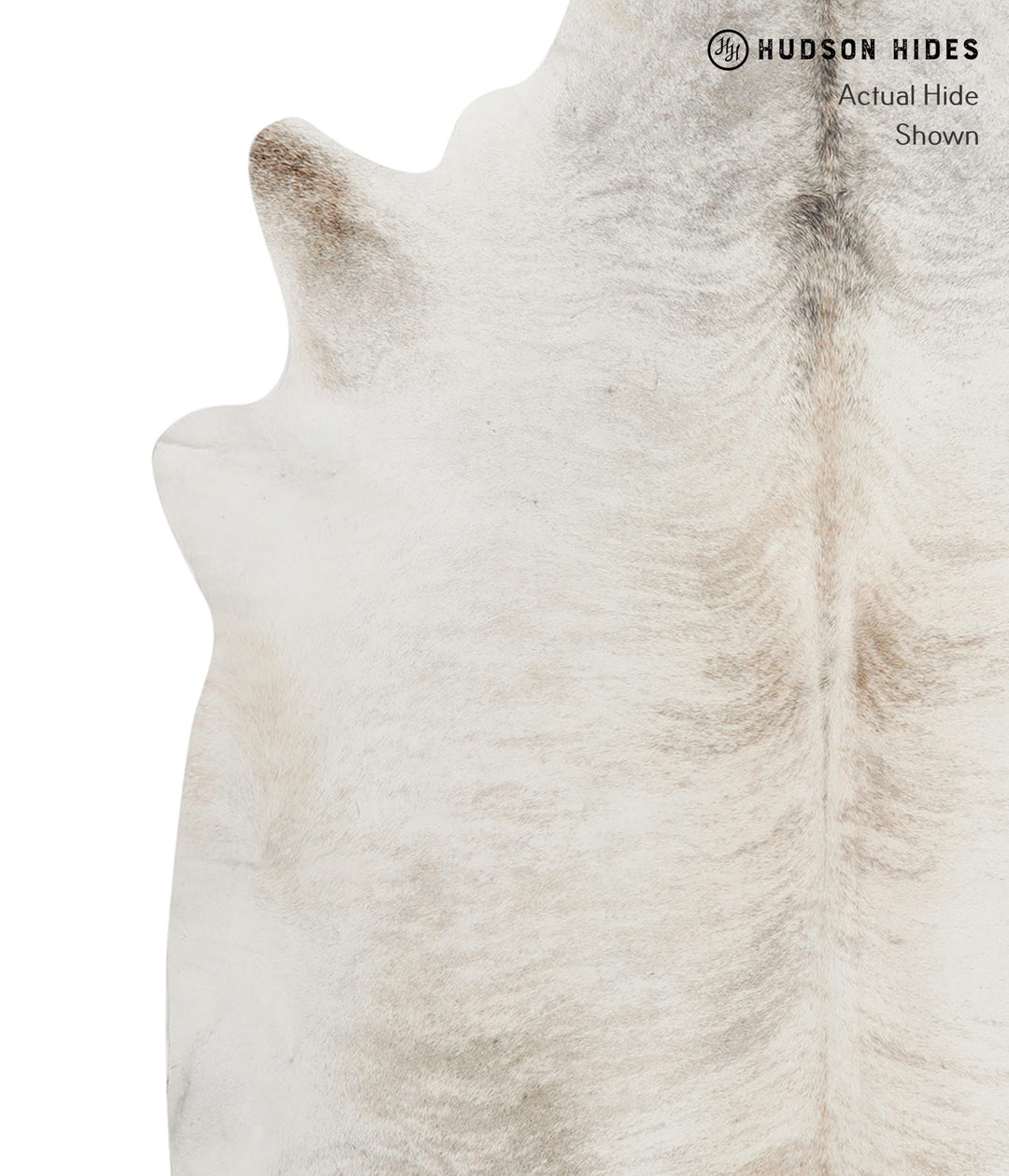Grey Brindle X-Large Brazilian Cowhide Rug 6'11"H x 6'8"W #82676 by Hu
