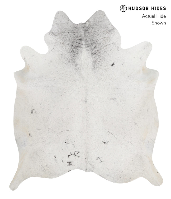 Salt and Pepper Brown XX-Large Brazilian Cowhide Rug 7'11"H x 6'10"W #82814 by Hudson Hides