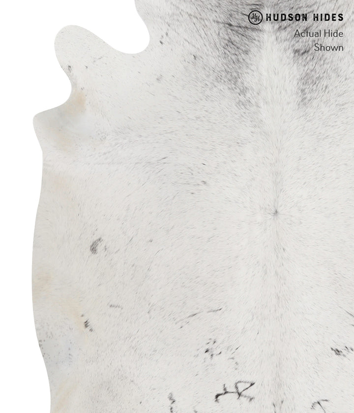 Salt and Pepper Brown XX-Large Brazilian Cowhide Rug 7'11"H x 6'10"W #82814 by Hudson Hides