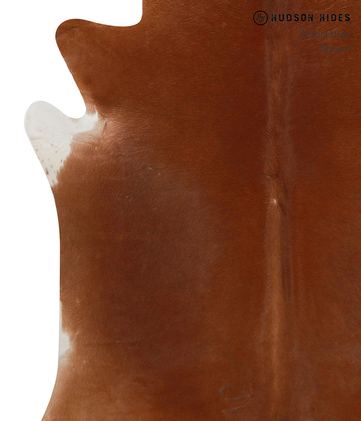 Solid Brown X-Large Brazilian Cowhide Rug 7'2"H x 6'4"W #82853 by Hudson Hides