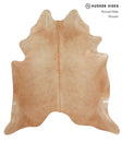 Beige X-Large Brazilian Cowhide Rug 7'4"H x 6'8"W #82868 by Hudson Hides