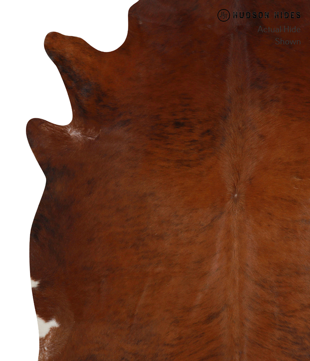 Medium Brindle XX-Large Brazilian Cowhide Rug 7'8"H x 7'1"W #82890 by 