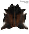 Chocolate XX-Large Brazilian Cowhide Rug 7'0