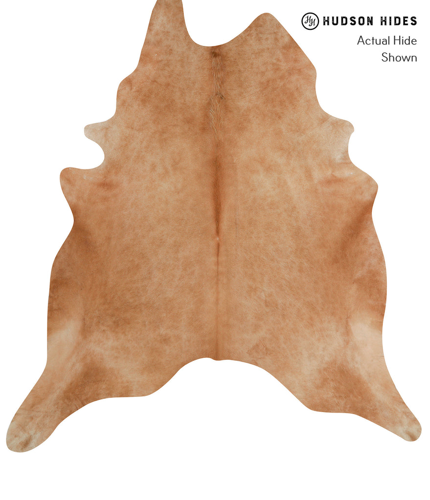Solid Brown XX-Large Brazilian Cowhide Rug 8'2"H x 7'6"W #82990 by Hudson Hides