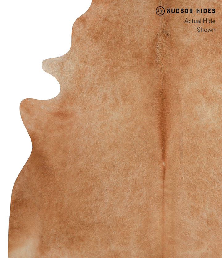 Solid Brown XX-Large Brazilian Cowhide Rug 8'2"H x 7'6"W #82990 by Hudson Hides