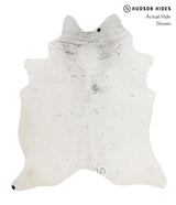 Salt and Pepper Black X-Large Brazilian Cowhide Rug 7'4"H x 6'5"W #83010 by Hudson Hides