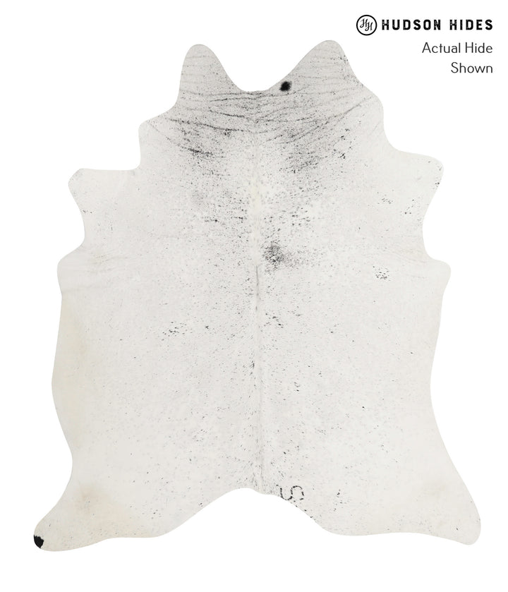 Salt and Pepper Black X-Large Brazilian Cowhide Rug 7'4"H x 6'5"W #83010 by Hudson Hides