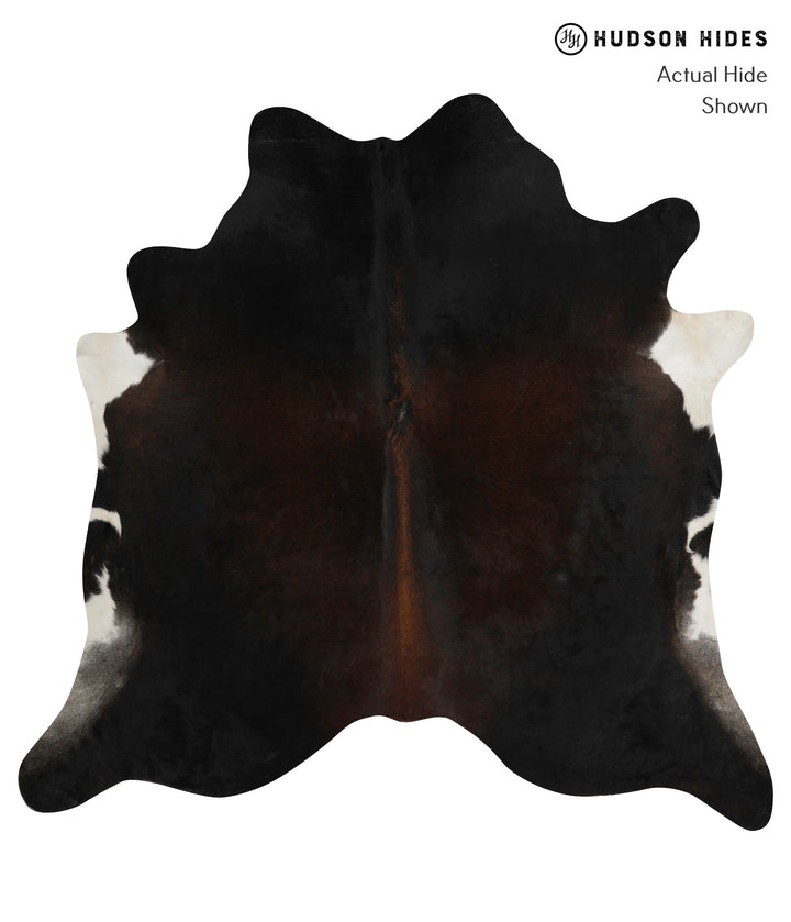 Chocolate XX-Large Brazilian Cowhide Rug 7'2"H x 7'4"W #83045 by Hudson Hides