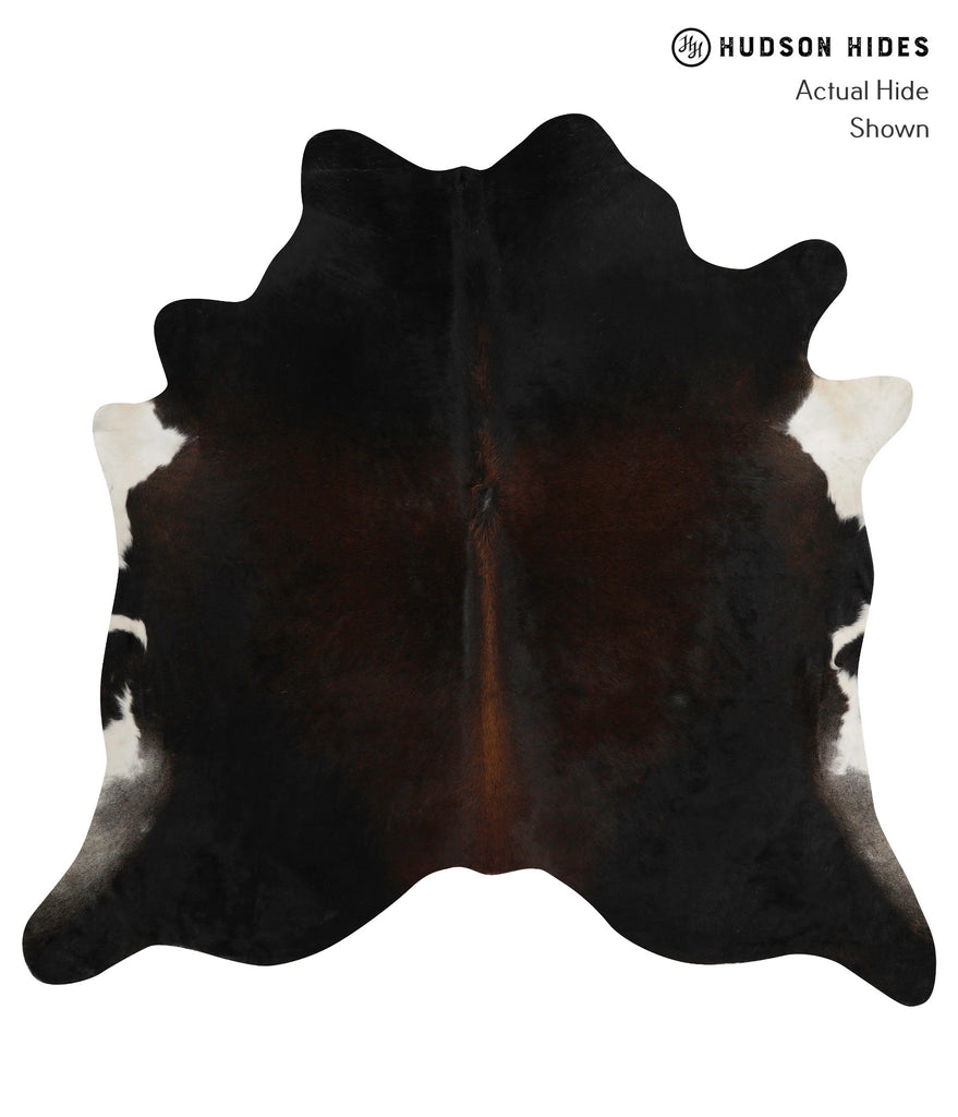 Chocolate XX-Large Brazilian Cowhide Rug 7'2"H x 7'4"W #83045 by Hudson Hides