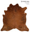 Medium Brindle X-Large Brazilian Cowhide Rug 6'9