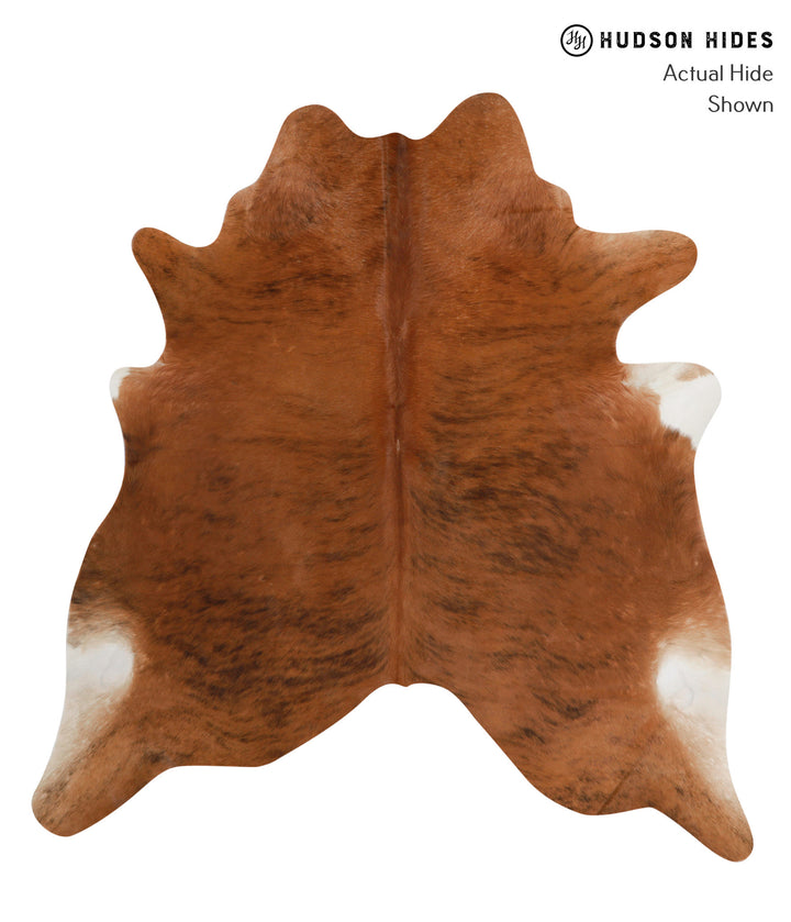Medium Brindle X-Large Brazilian Cowhide Rug 6'9"H x 6'4"W #83068 by Hudson Hides