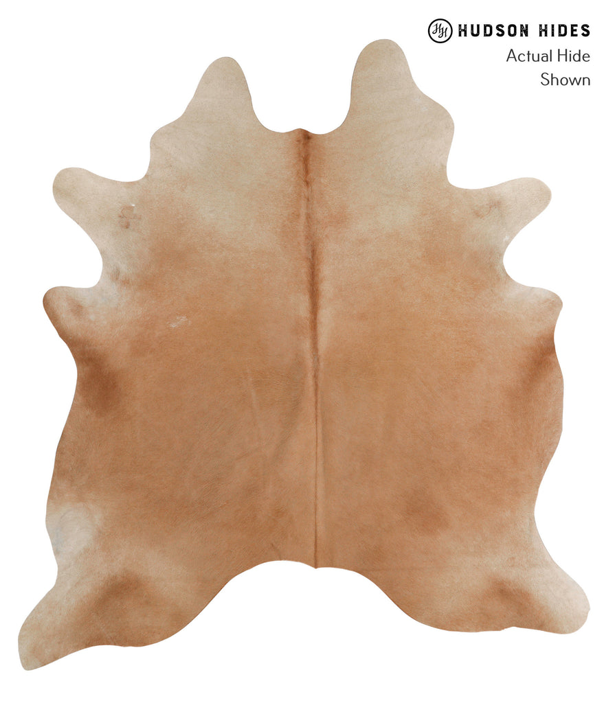 Solid Brown X-Large Brazilian Cowhide Rug 6'8"H x 6'2"W #83071 by Hudson Hides