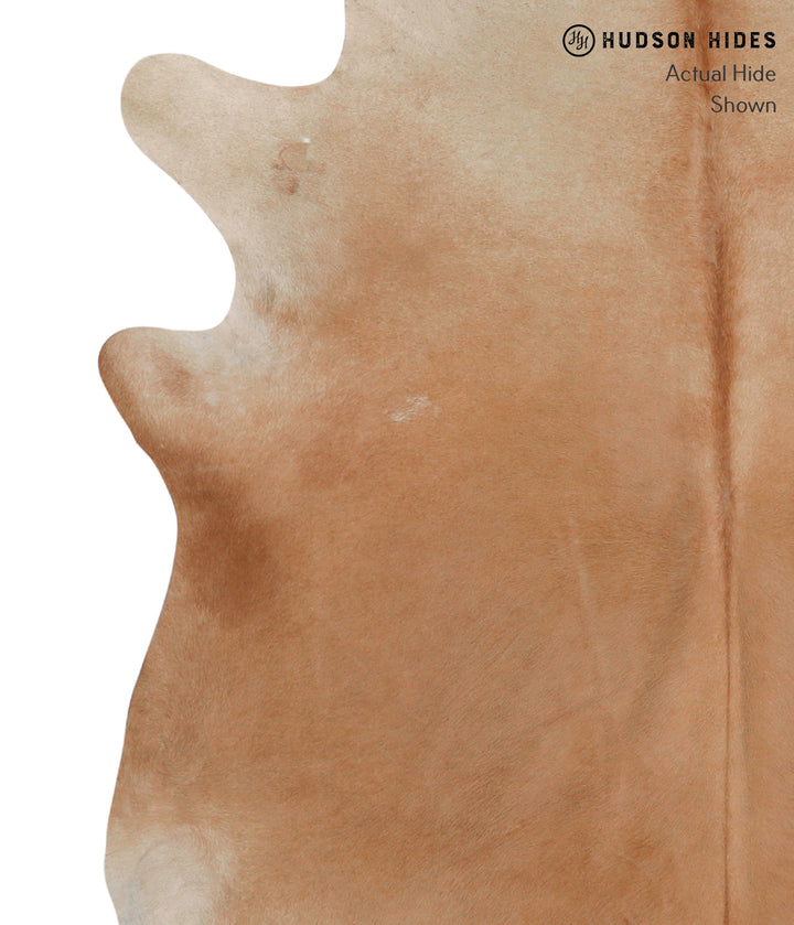 Solid Brown X-Large Brazilian Cowhide Rug 6'8"H x 6'2"W #83071 by Hudson Hides