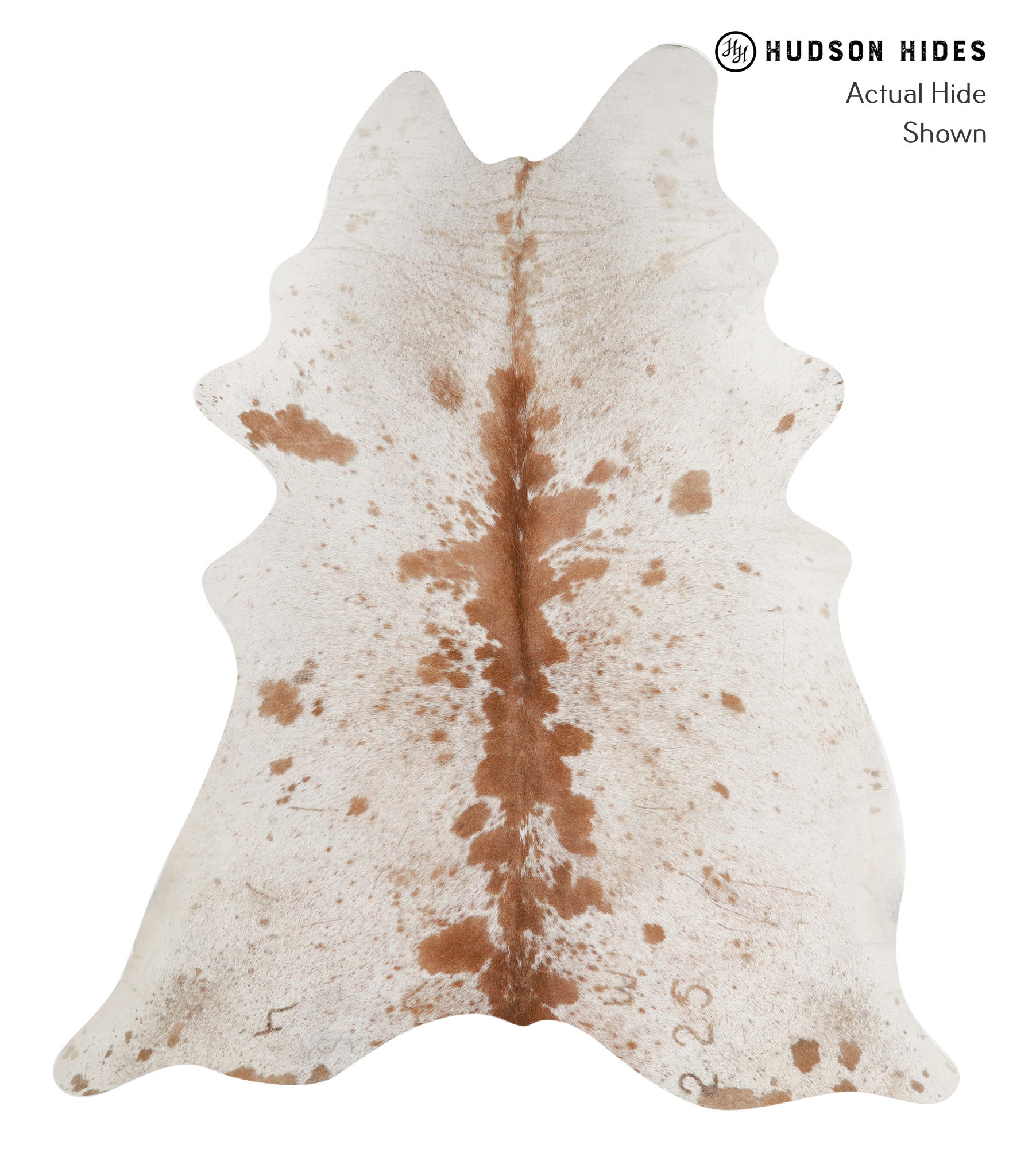 Salt and Pepper Brown Cowhide Rug #83102