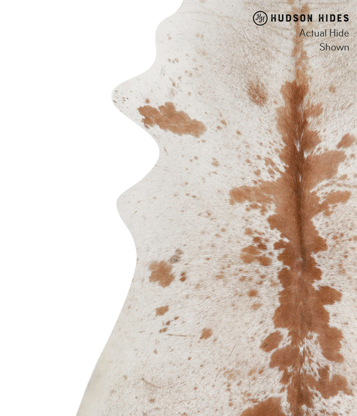 Salt and Pepper Brown X-Large Brazilian Cowhide Rug 7'5"H x 6'3"W #83102 by Hudson Hides