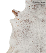 Salt and Pepper Brown X-Large Brazilian Cowhide Rug 6'8"H x 6'6"W #83109 by Hudson Hides