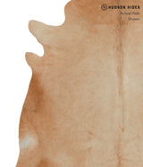 Beige X-Large Brazilian Cowhide Rug 6'5"H x 6'4"W #83147 by Hudson Hides