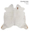 Salt and Pepper Brown Large Brazilian Cowhide Rug 5'5