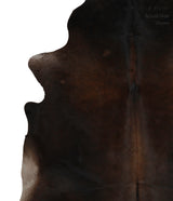 Chocolate X-Large Brazilian Cowhide Rug 6'8"H x 6'3"W #83212 by Hudson Hides
