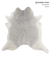 Medium Grey X-Large Brazilian Cowhide Rug 7'0"H x 7'0"W #83229 by Hudson Hides