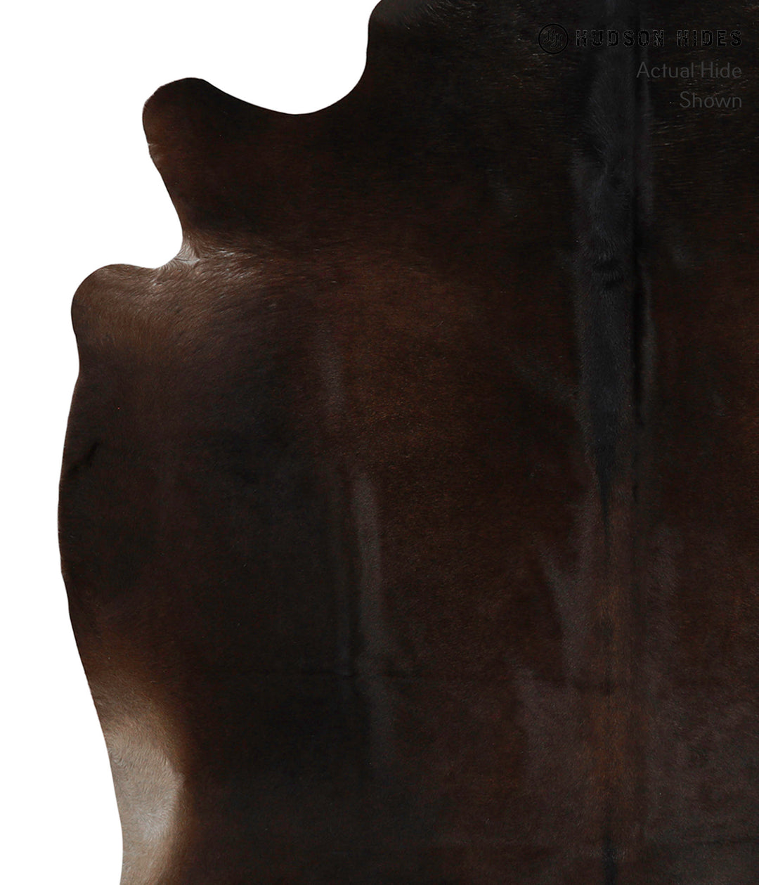 Chocolate X-Large Brazilian Cowhide Rug 6'10"H x 6'2"W #83318 by Hudso