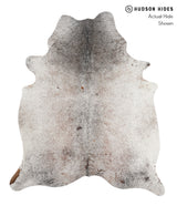 Salt and Pepper Brown X-Large Brazilian Cowhide Rug 7'1"H x 5'11"W #83379 by Hudson Hides