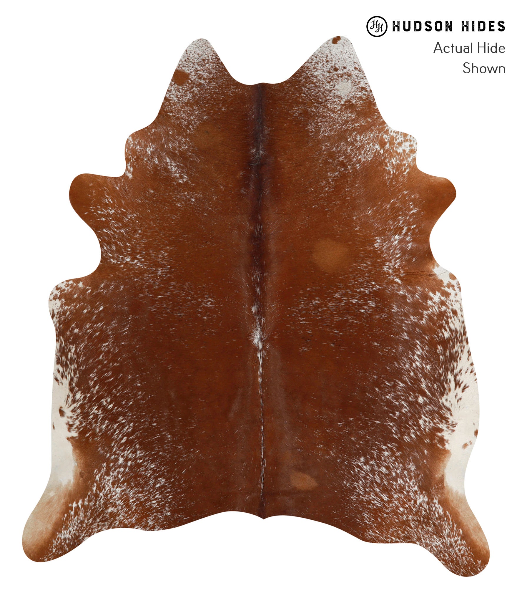 Salt and Pepper Brown Cowhide Rug #83400