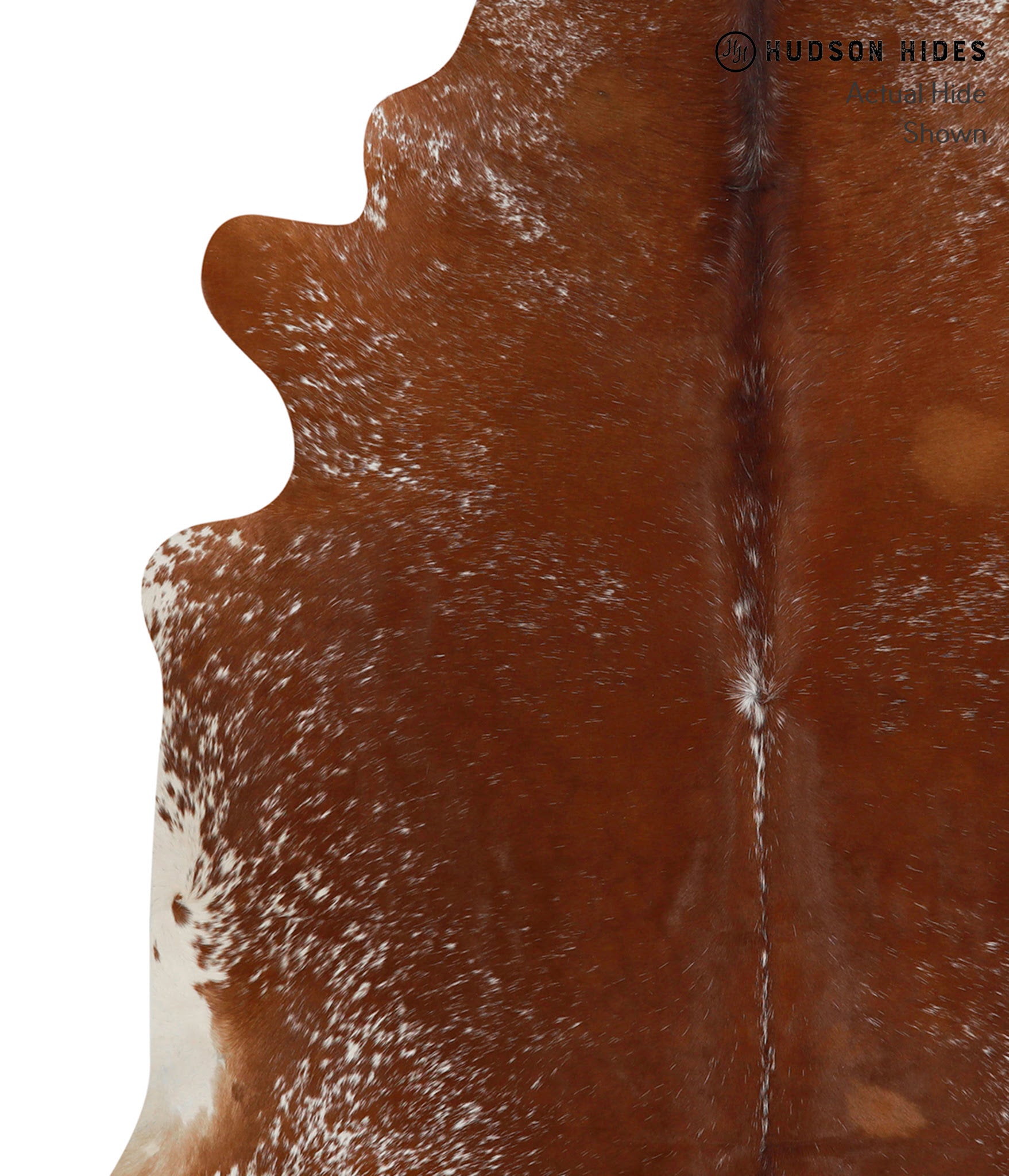 Salt and Pepper Brown Cowhide Rug #83400